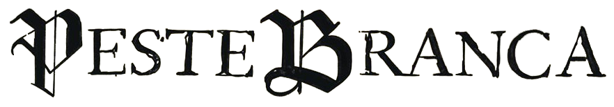 Um logotipo preto e branco para veste branca em um fundo branco