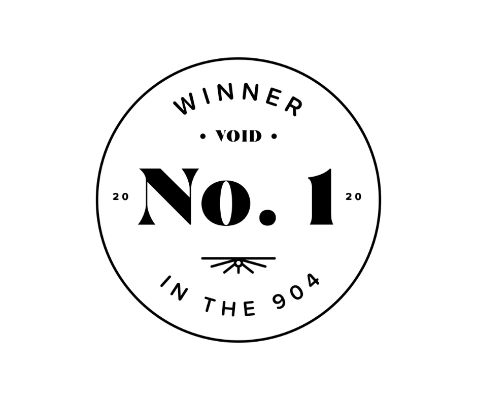 A black and white logo that says winner no. 1 in the 904