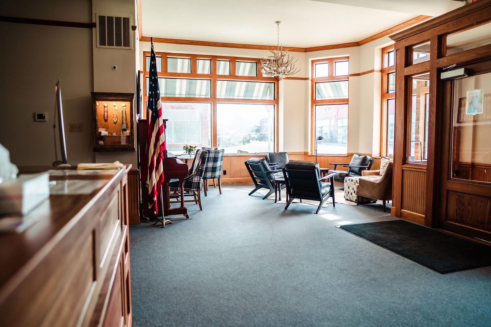 The Grand Hotel Big Timber Lobby