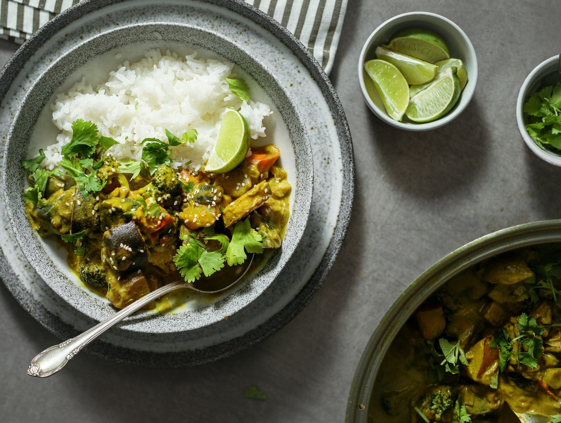 vegan indian meal