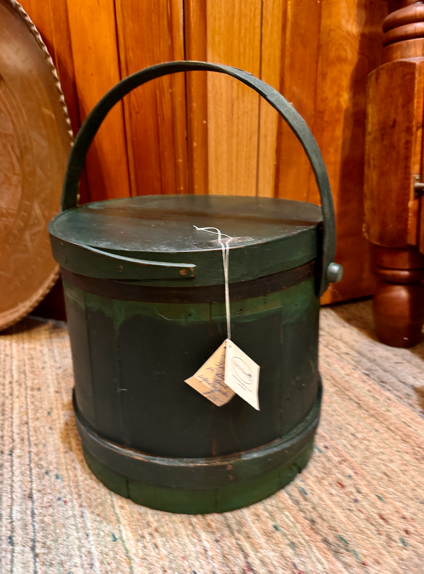 Gorgeous Red Bubble Glass Lamp with White Shade