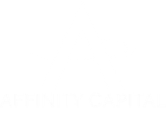 The Affinity Capital logo, white text on a white background.