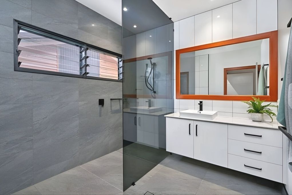 A Large Aesthetic Bathroom — ROGA Build Solutions in Atherton, QLD