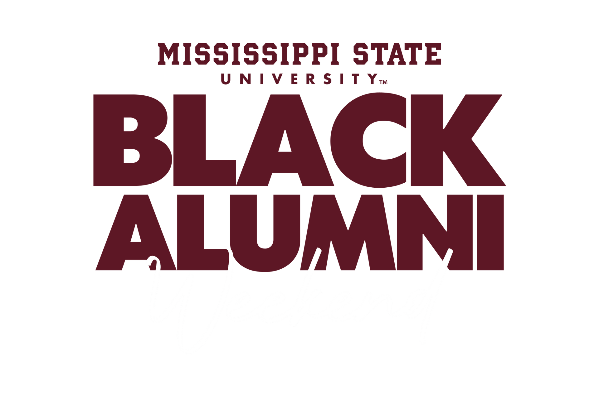 the logo for mississippi state university black alumni