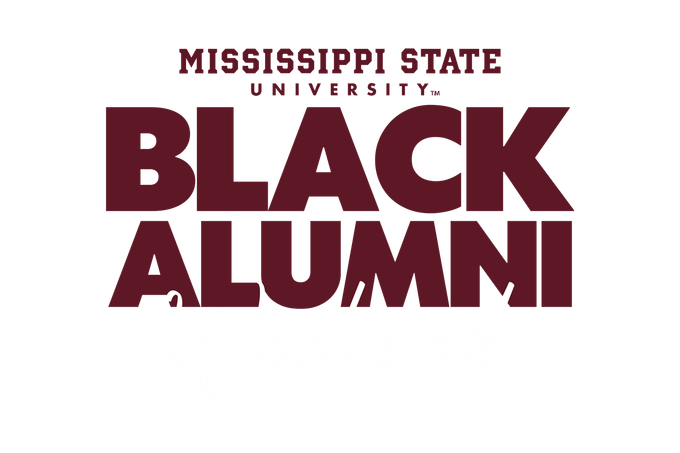 the logo for mississippi state university black alumni