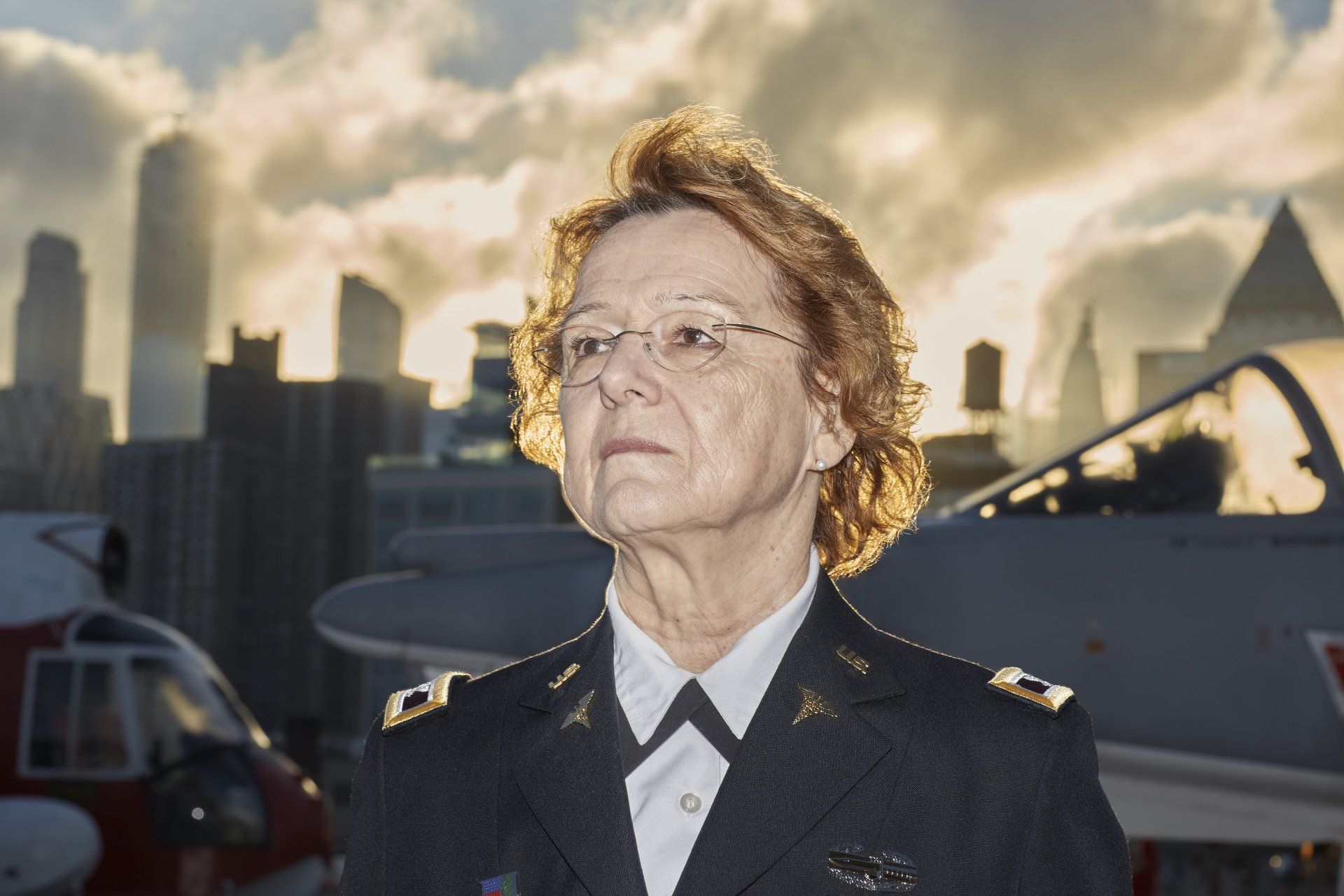 military older woman