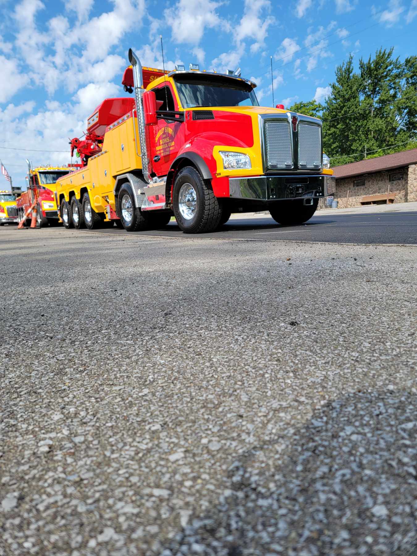 Three People Standing Near The Tow Truck - Mansfield, OH - Shelly Smith & Sons