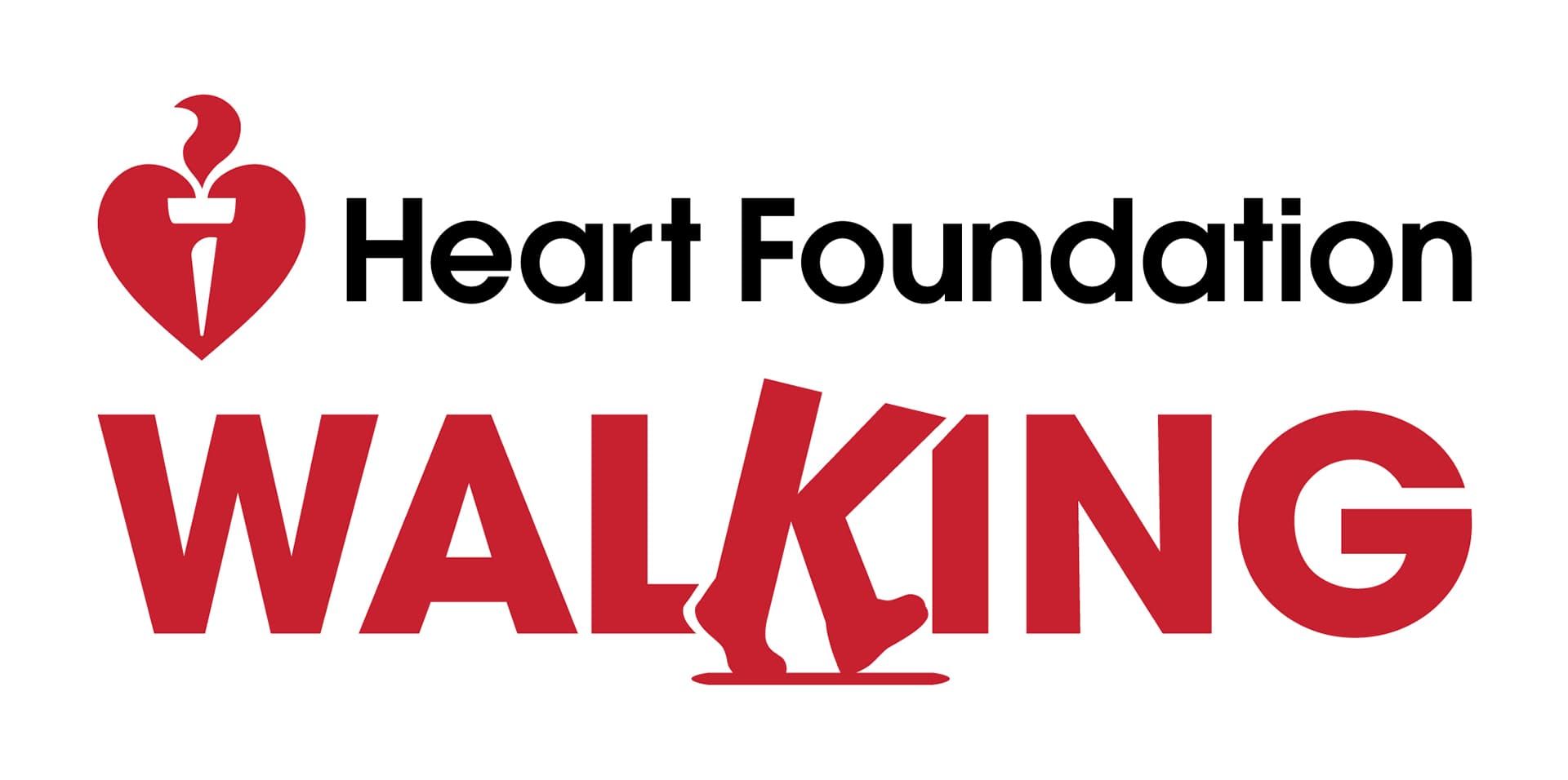 Heart Foundation Walking logo