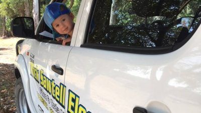 Kids on the Car — Electrical Services in South Lismore, NSW