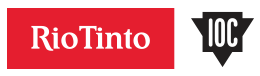Deux logos de Rio Tinto sur fond blanc
