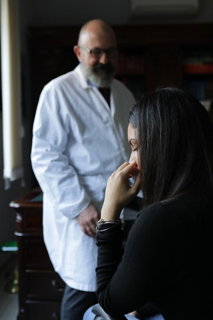 Psichiatra con paziente