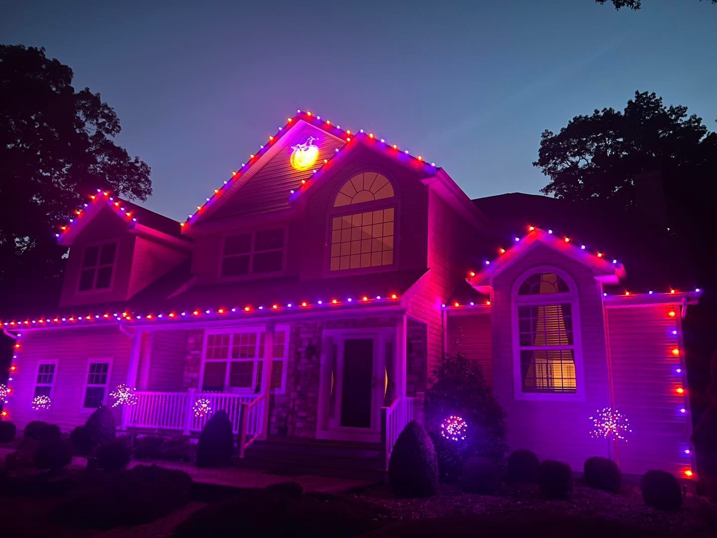 Gallery View Our Holiday Lighting Photos