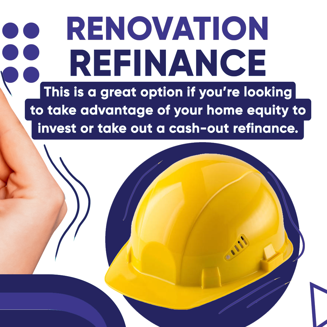 | Dianna Thompson |  An advertisement for renovation refinance with a yellow hard hat