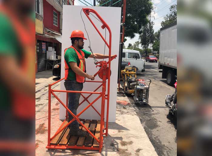Andamios y Hamacas ANSUR - Malacates 100 mts de cable