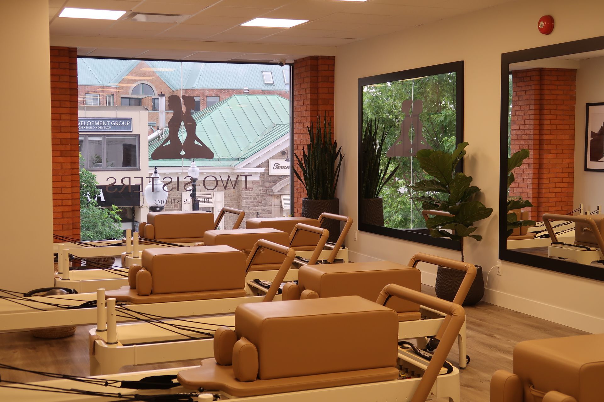 Reformer Pilates studio at Two Sisters Pilates in Oakville Ontario