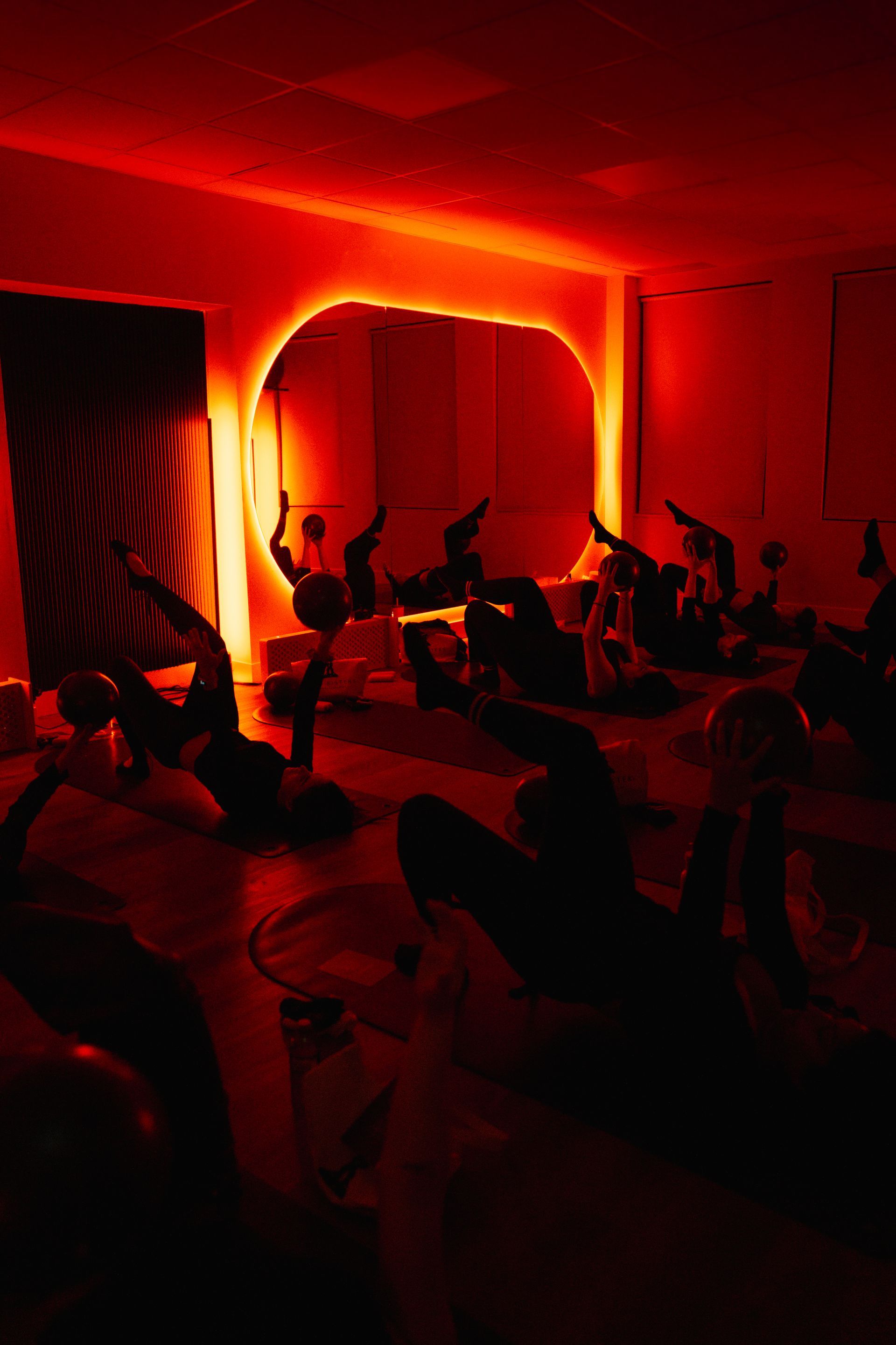 Mat Pilates training equipment at Two Sisters Pilates studio in Oakville