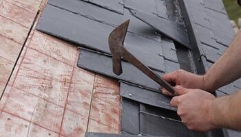 Roofer Installing a New Roof