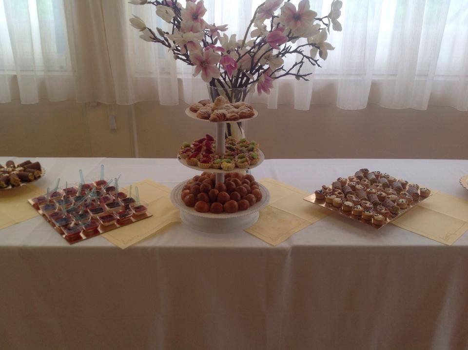 buffet di dolci per un evento