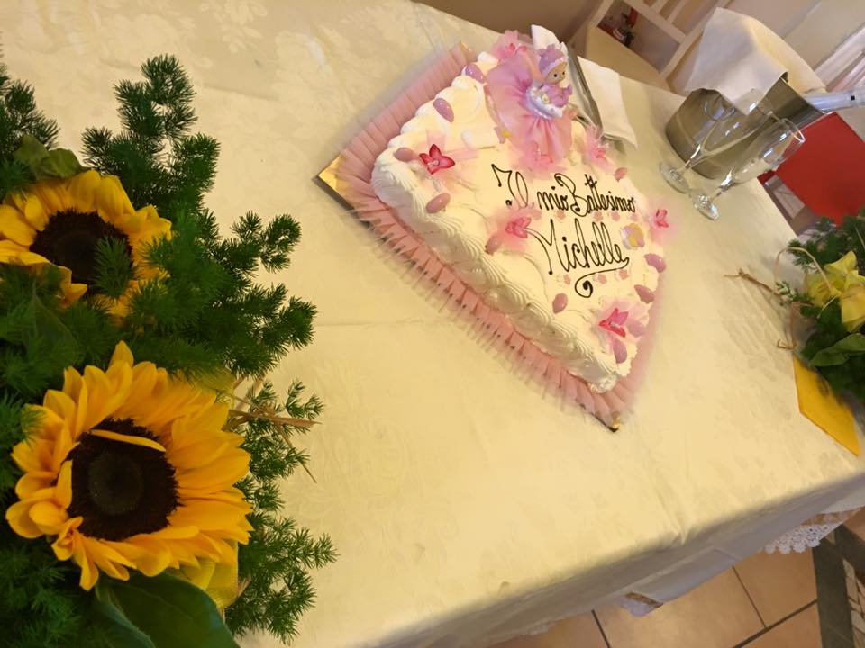 festa di battesimo festeggiata al ristorante