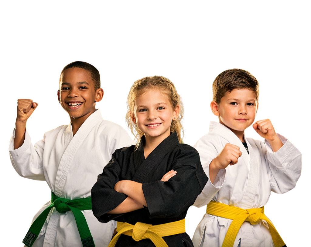 A man and a woman are dancing together on a white background.