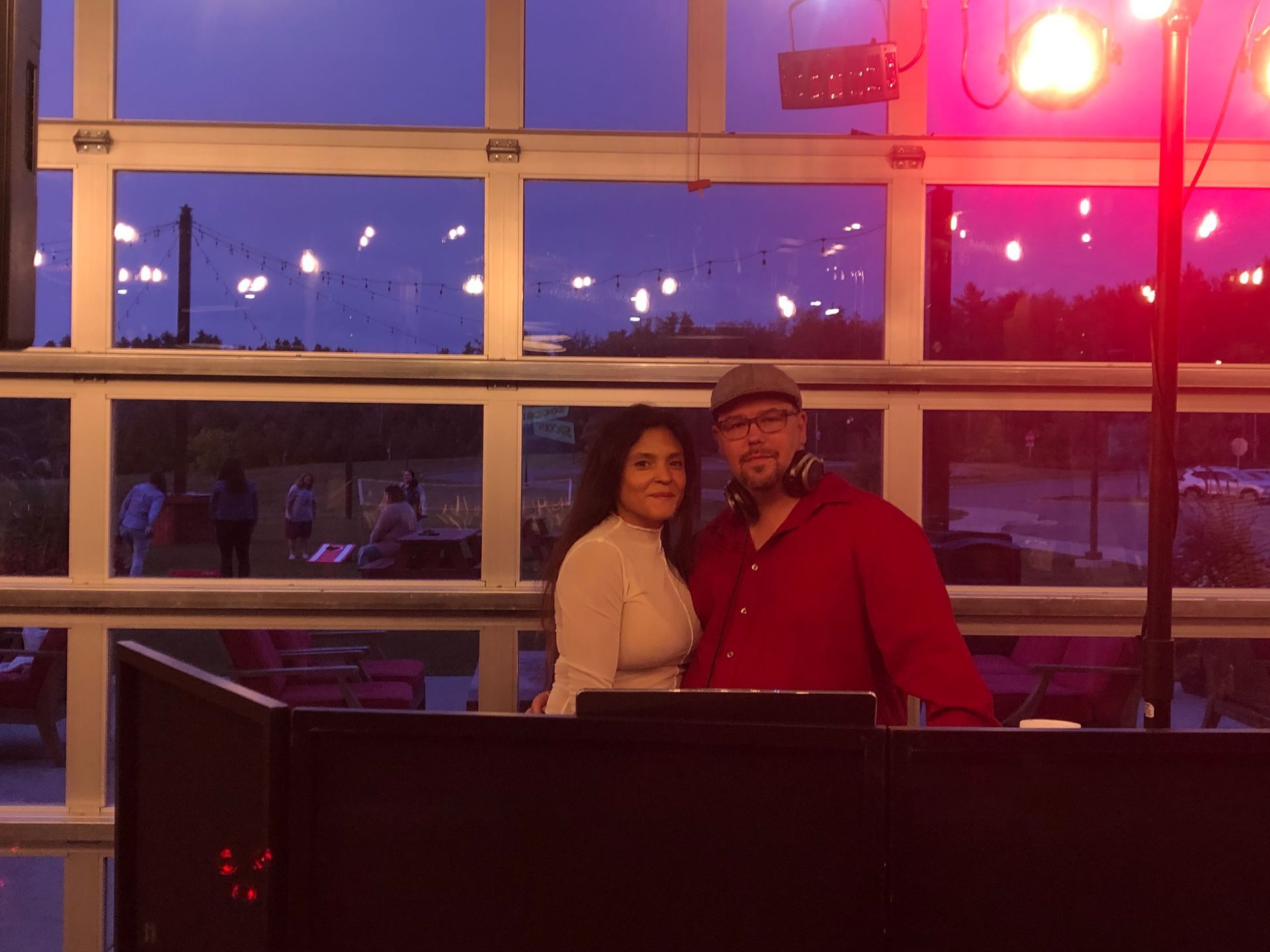 DJ Justin Donnelly and his wife Jesenia