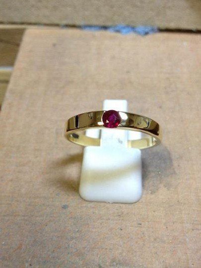 ring with pink stone