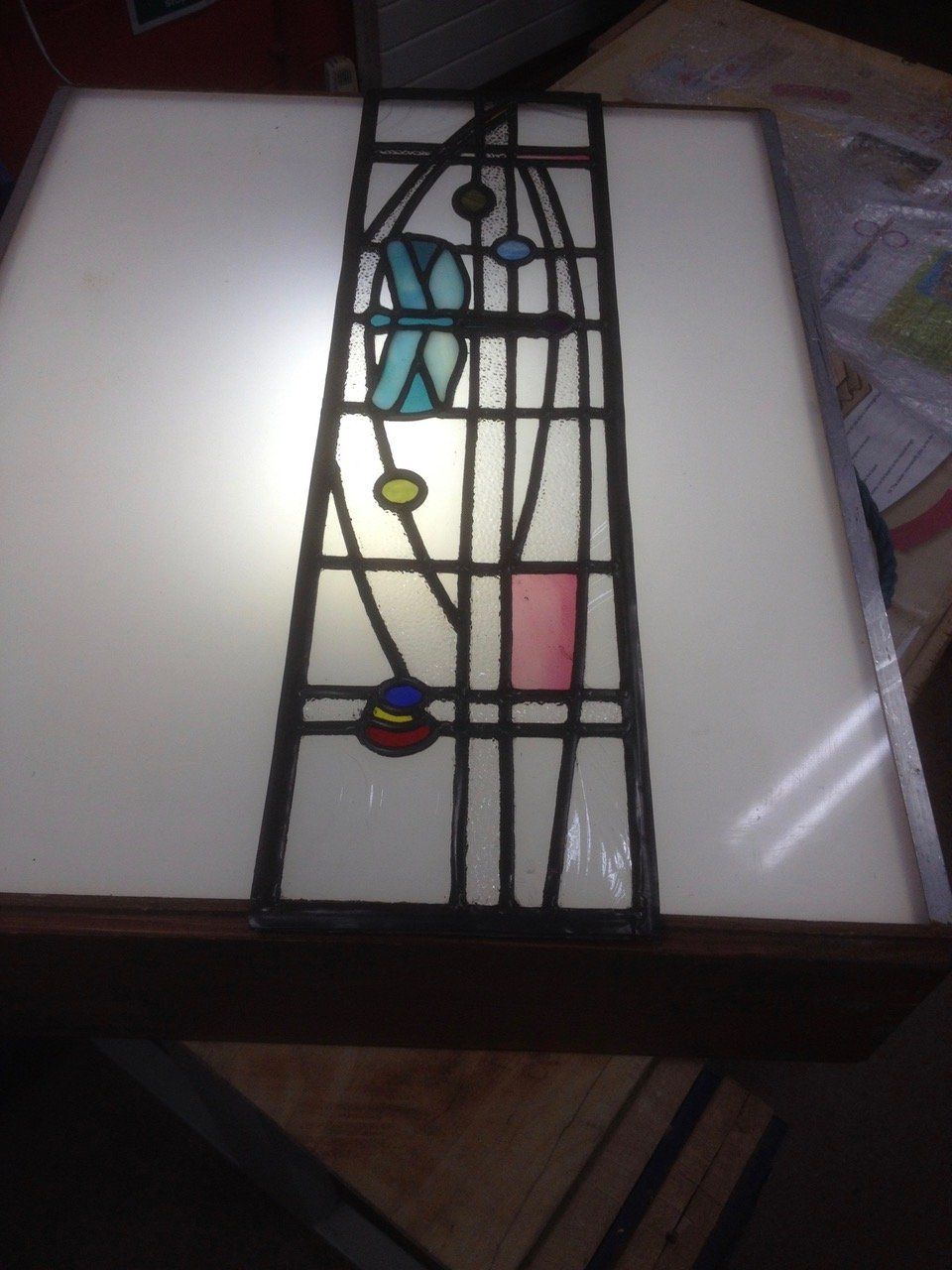 Stained glass panels, Sarah Glover's Stained Glass