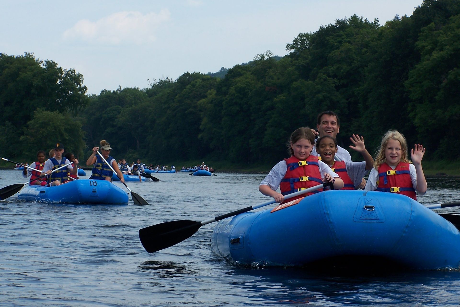River rafting adventure sports