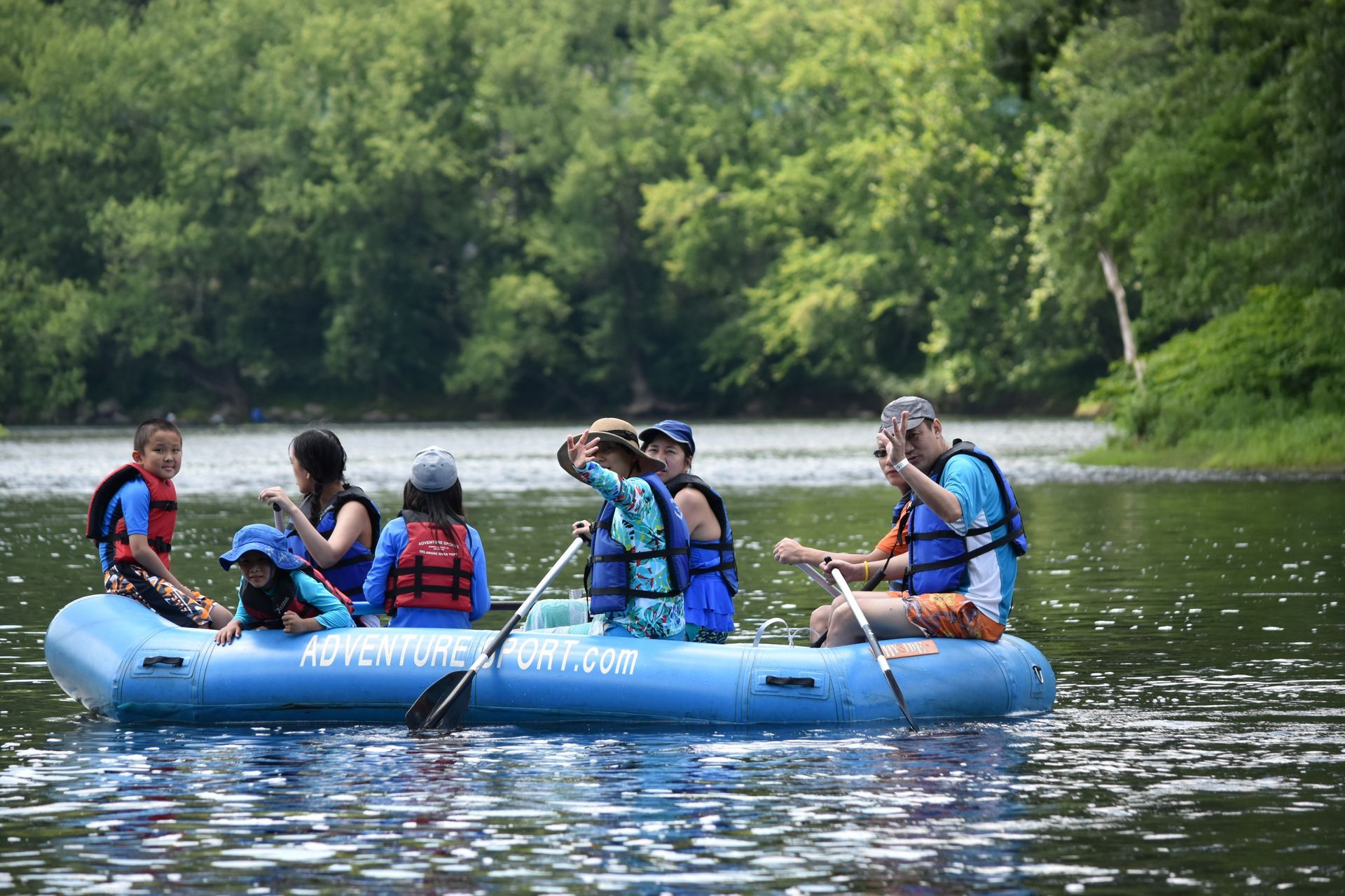 River rafting at Adventure Sports