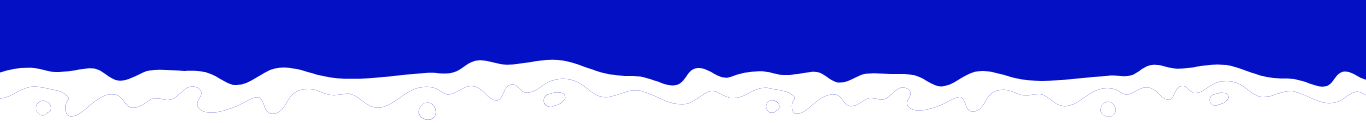A blue water like and white wave like graphic on the adventure sports website
