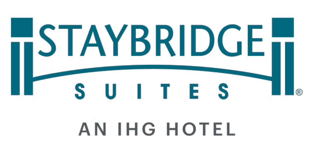The logo for staybridge suites an ihg hotel near adventure sports