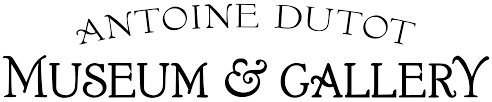 A black and white logo for antoine dutot museum & gallery near adventure sports