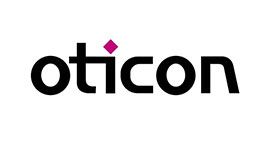 Es un logotipo de una empresa llamada oticon.