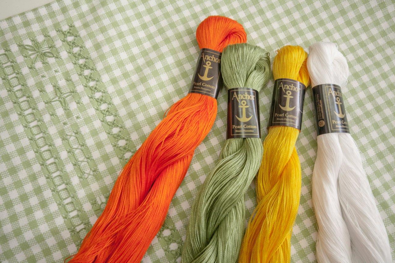 Fili di cotone colorati