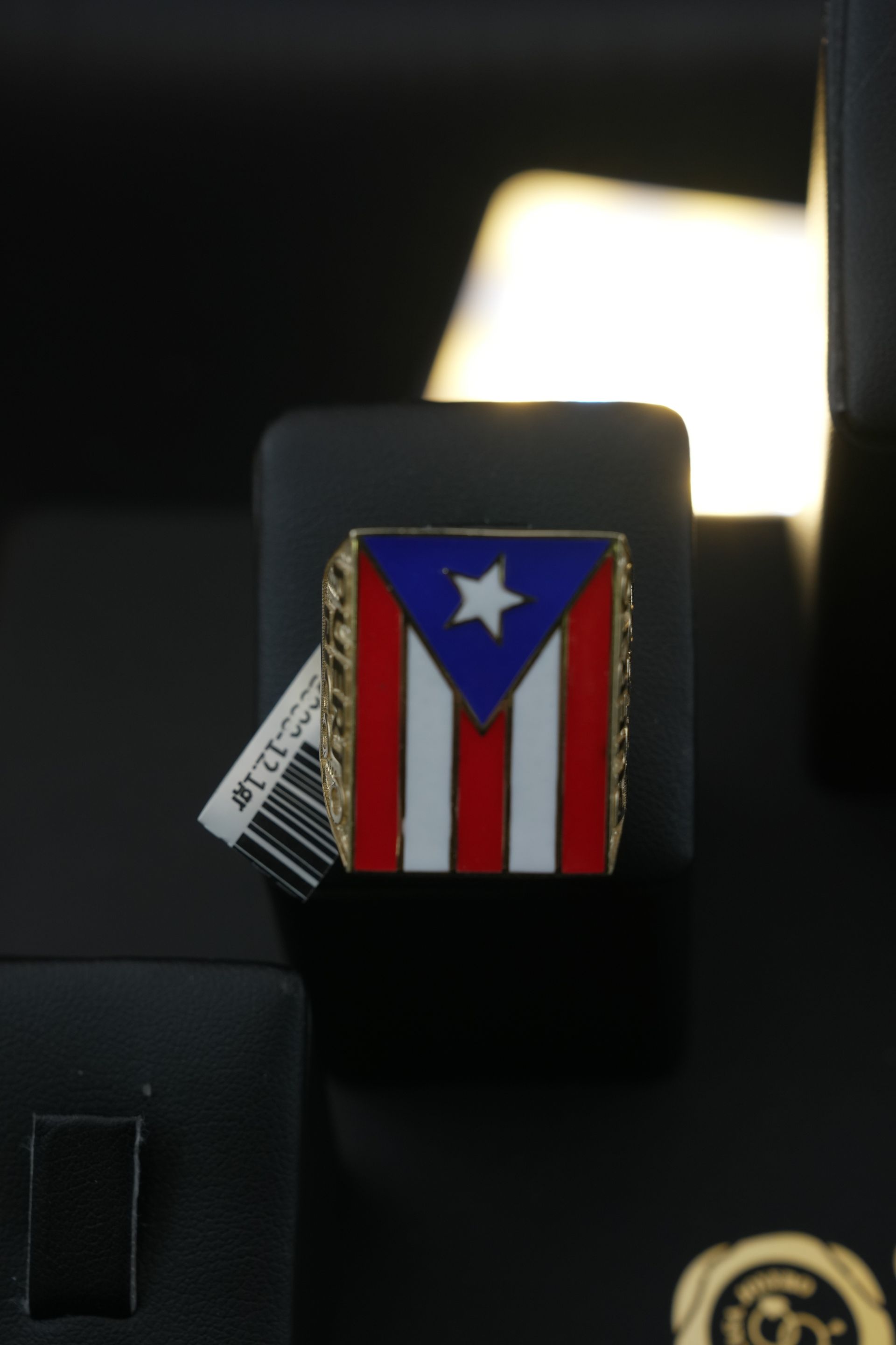 Anillo bandera de Puerto Rico