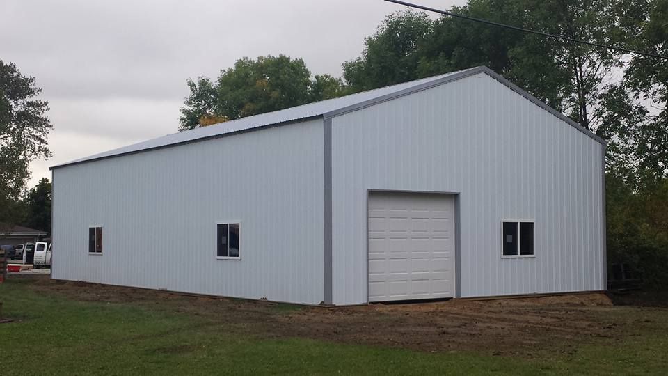 Custom built garage/shop in Janesville, WI