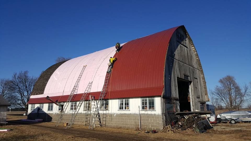 Barn Roof Replacement Project Sun Prairie, Wisconsin
