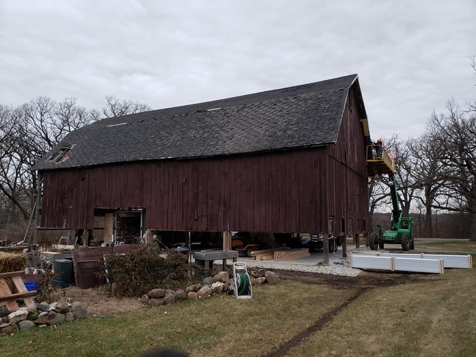 Barn Roof Replacement Project Sun Prairie, Wisconsin