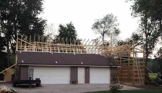 Home addition above a garage