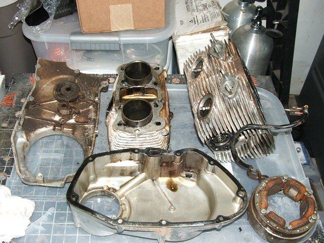 Honda 1965 CL77 305 Engine Tear Down