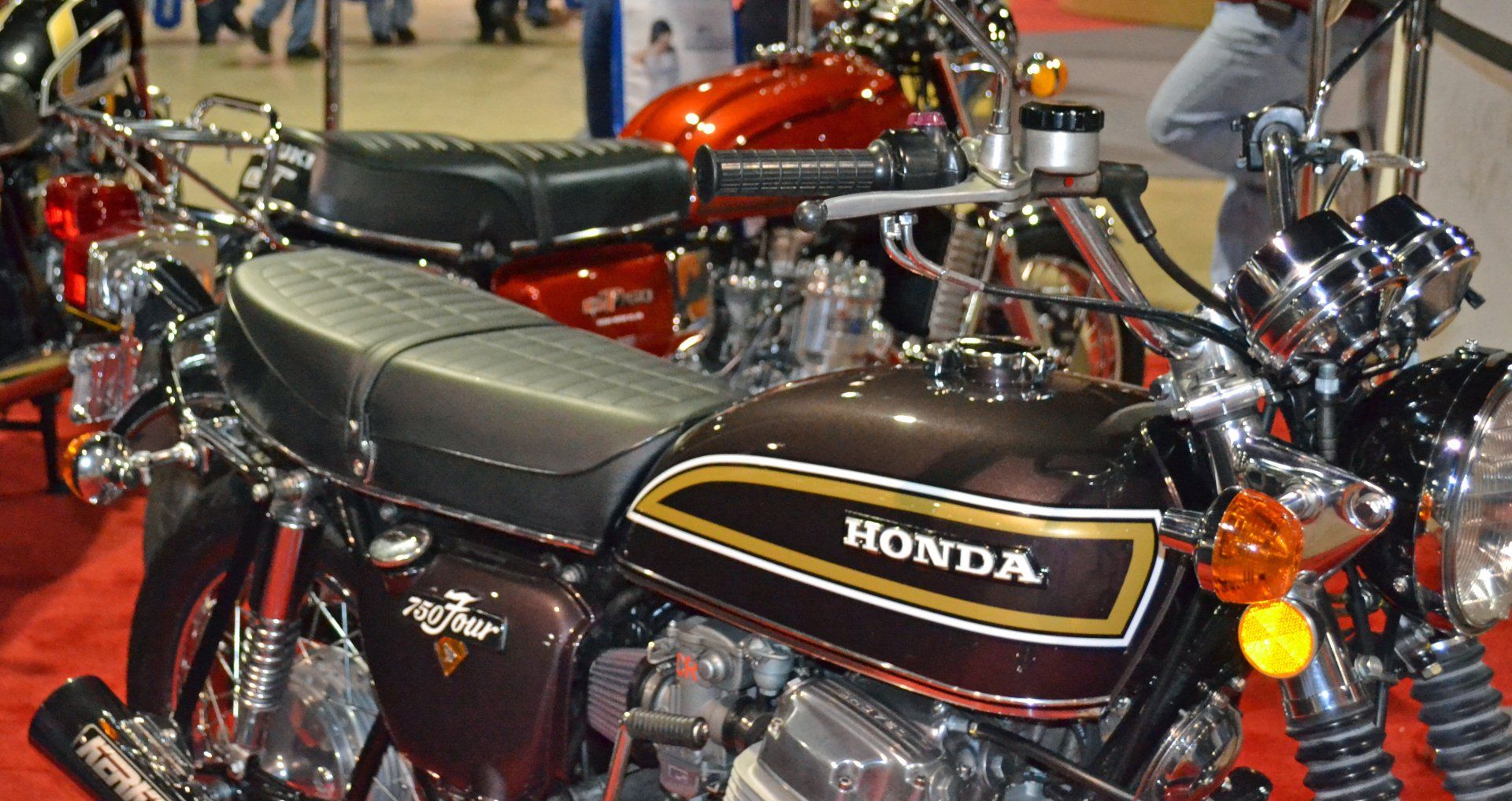 The Honda CB750 Four fully restored