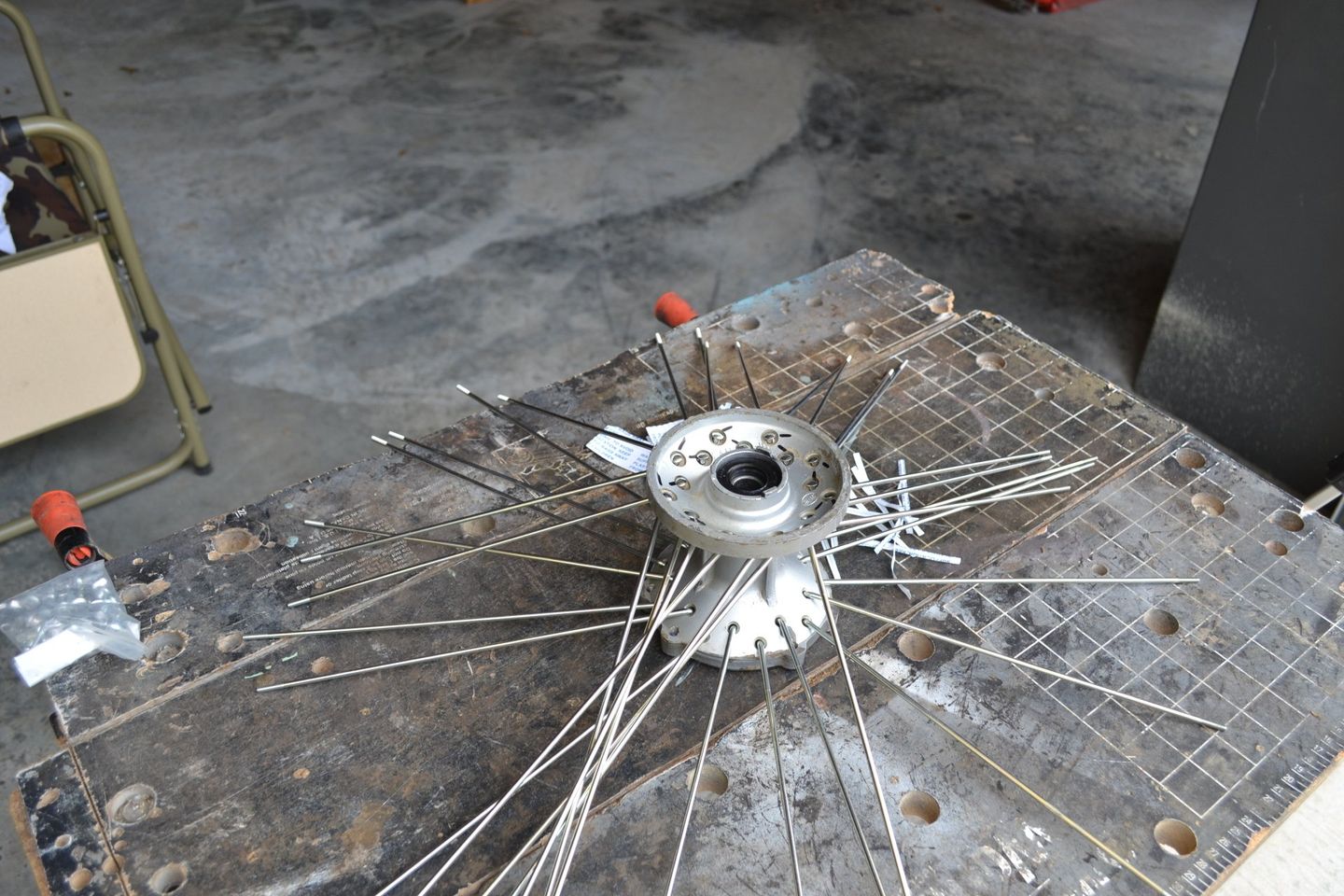Our Project’s Front Wheel Lacing