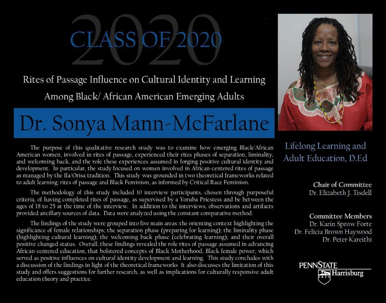 Dr. Sonya Mann-McFarlane.