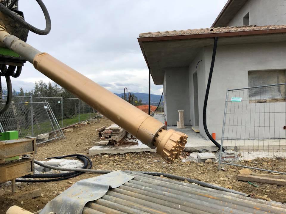 Una moderna trivella per pozzi