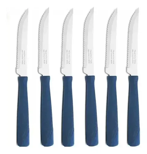 Cuchillo Azul Tramontina x 12