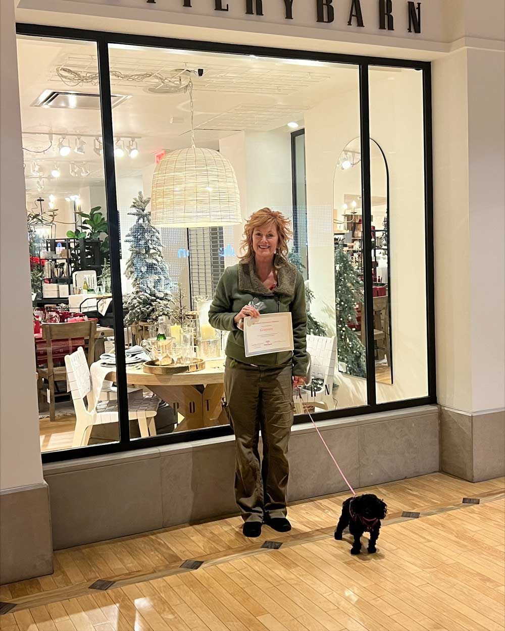 Woman with Her Black Dog — St. Louis, MO — PetImpact!