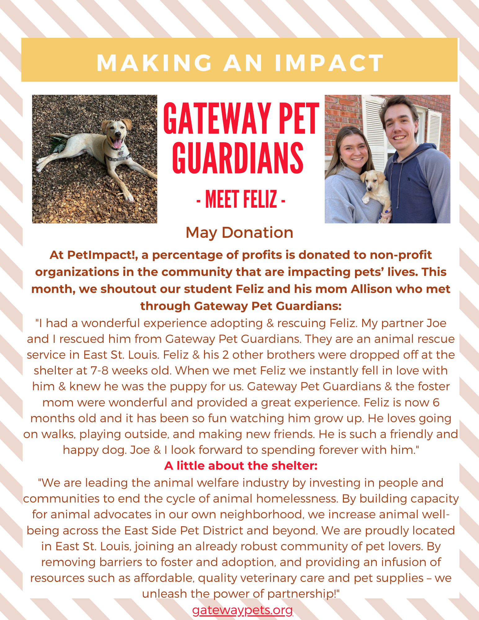 May 2023 Donations — St. Louis, MO — PetImpact! Dog Training