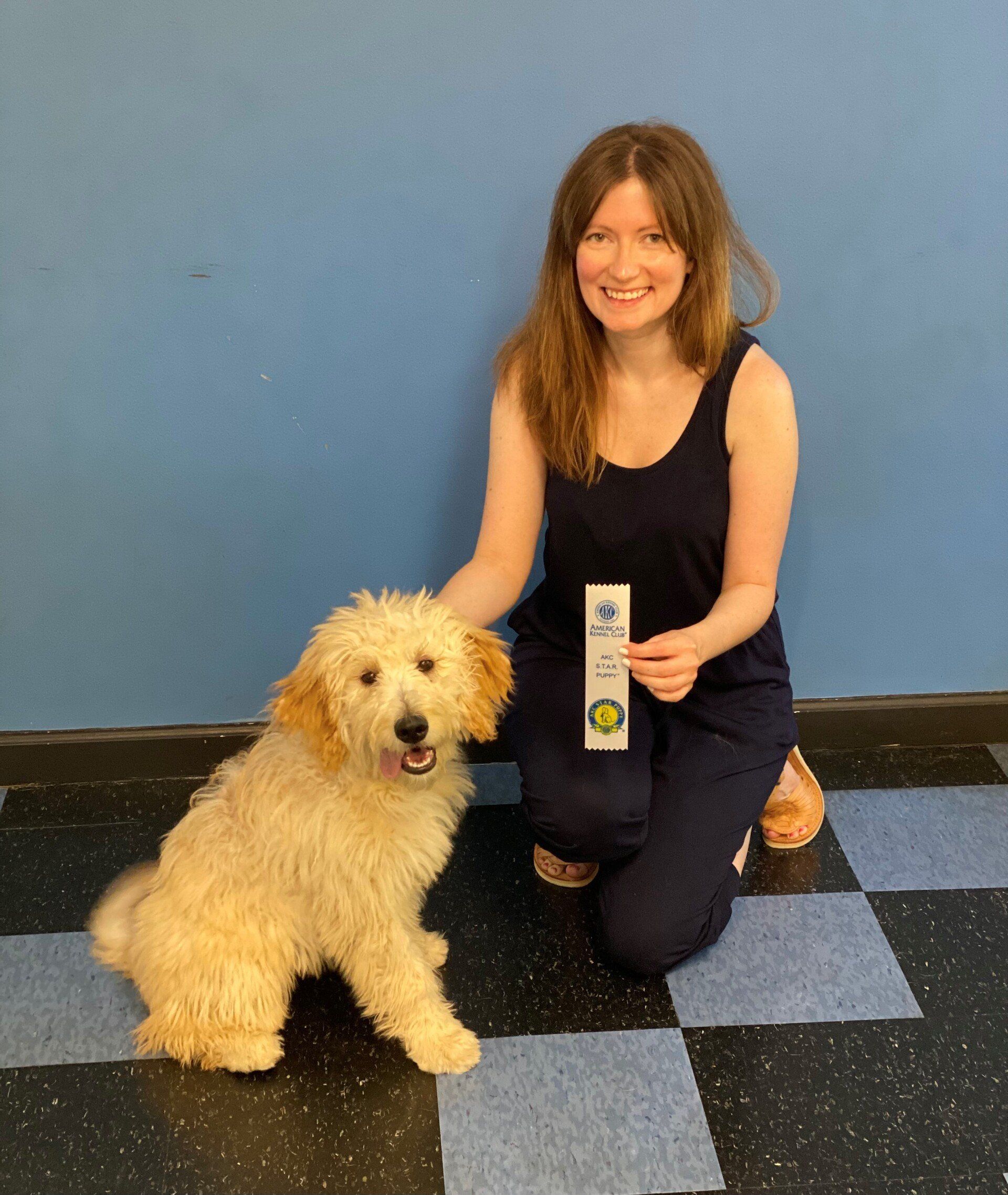 Owner And Her Furry Dog — St. Louis, MO — PetImpact!