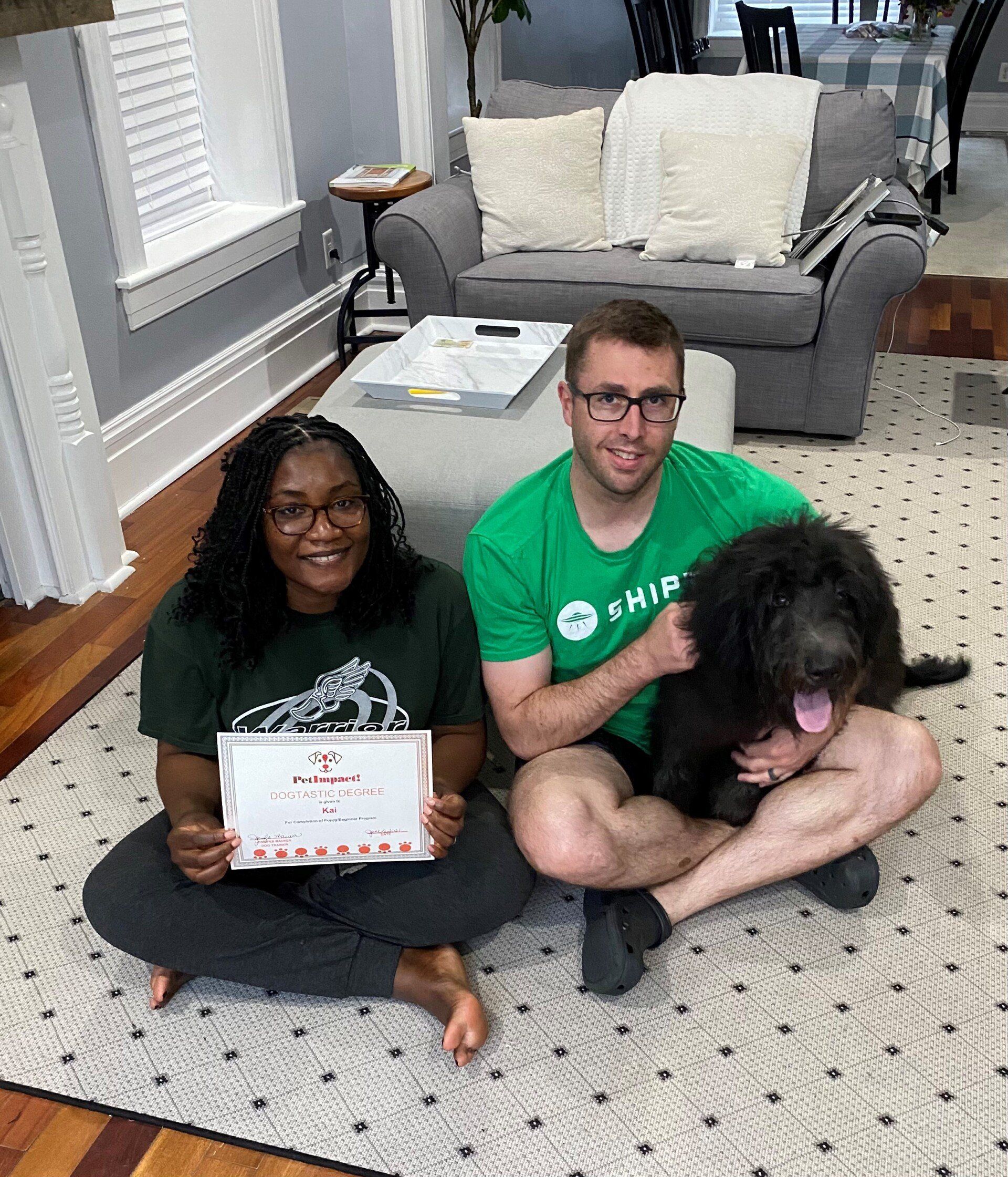 Pet Couples Owners With Their Dog — St. Louis, MO — PetImpact!