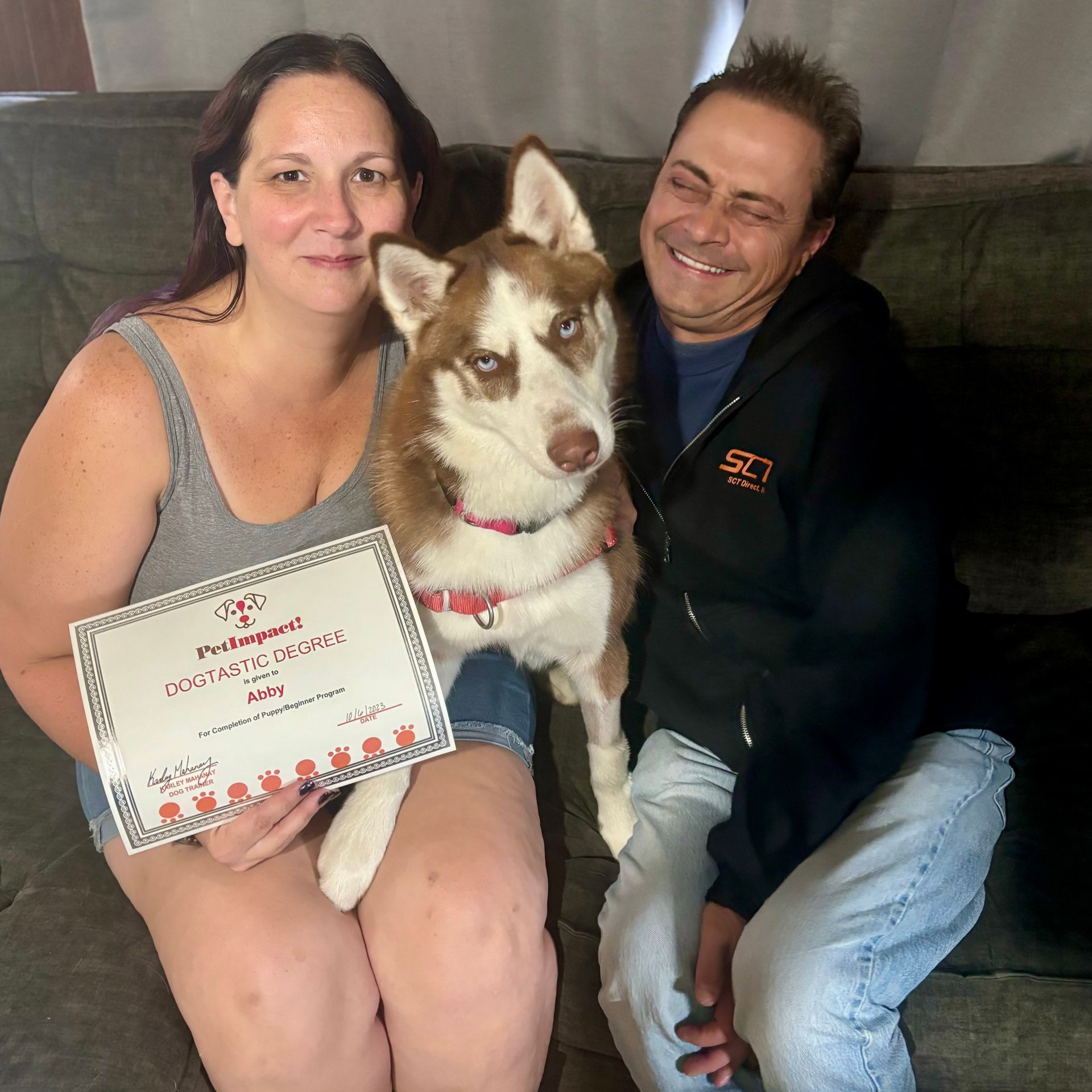 Dog Owner and Husky Dog — St. Louis, Mo — Petimpact!